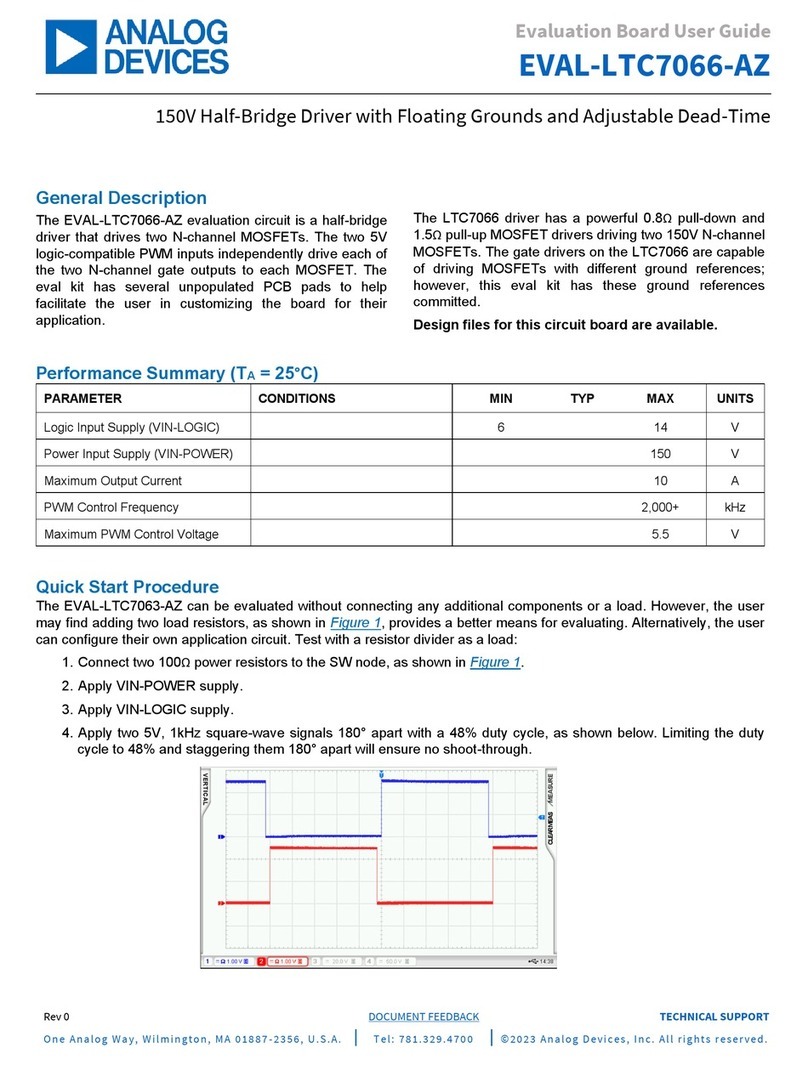 Analog Devices EVAL-LTC7066-AZ User manual