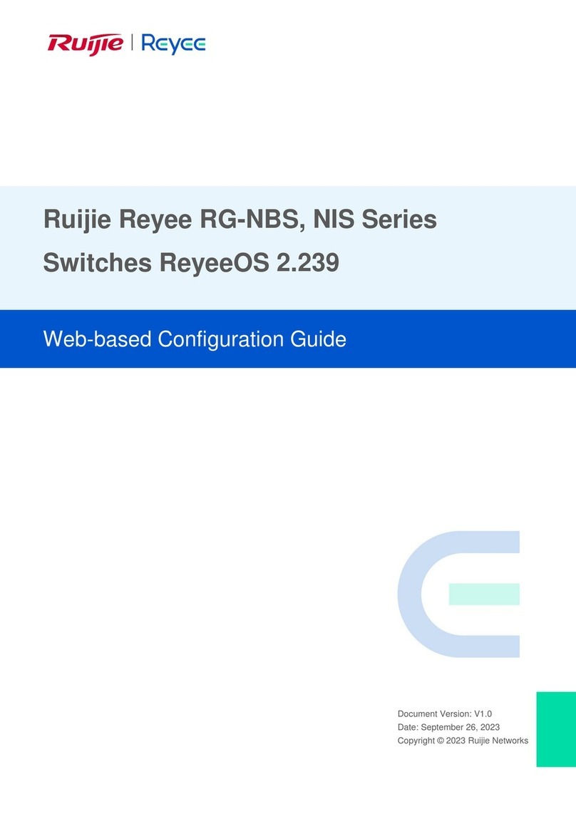Ruijie Reyee RG-NIS Series User manual Ruijie Reyee RG-NIS Series User manual