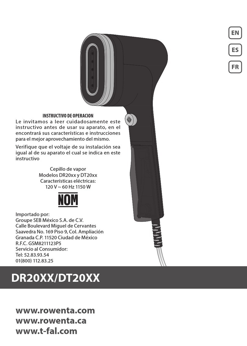Rowenta DT20 Series manual