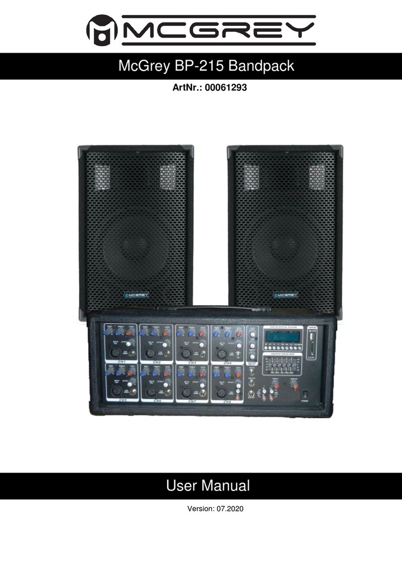 McGrey BP-215 user manual