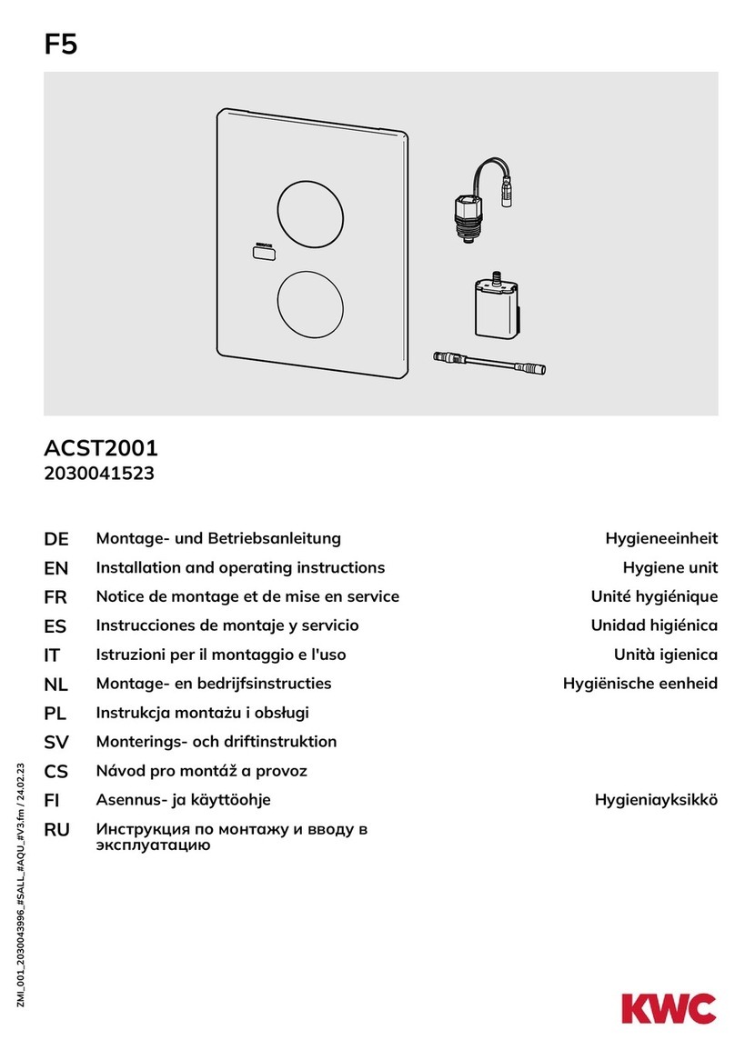 KWC F5 ACST2001 User manual KWC F5 ACST2001 User manual