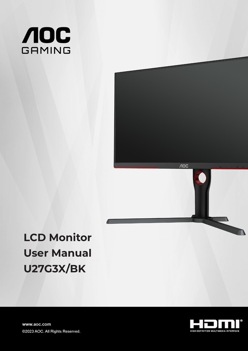 AOC U27G3X/BK User manual