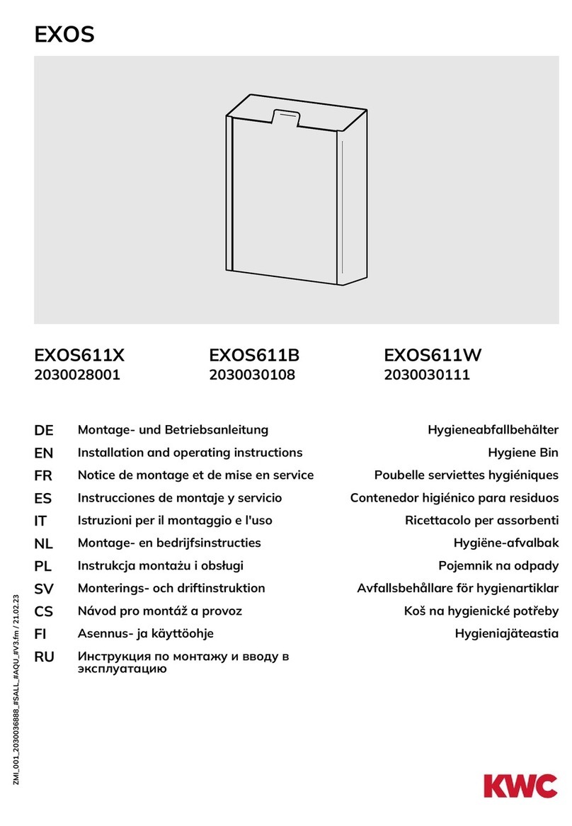 KWC EXOS611X User manual