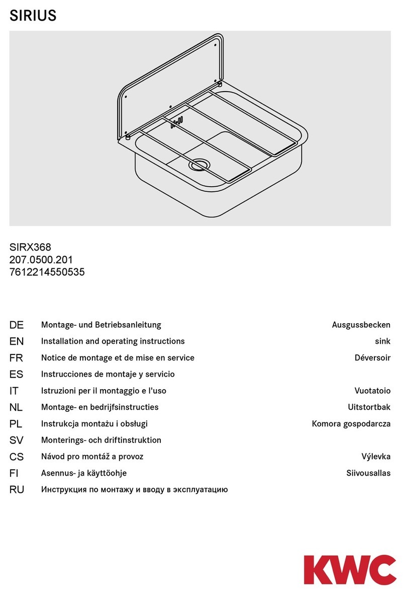 KWC SIRIUS SIRX368 User manual