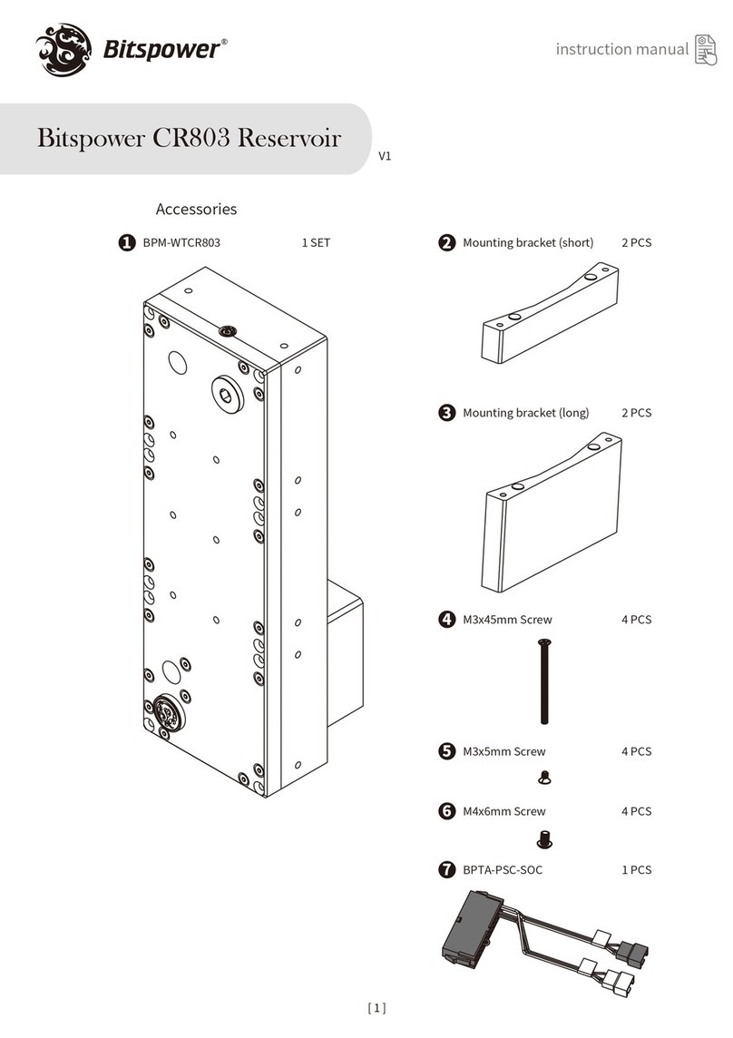 Bitspower CR803 User manual