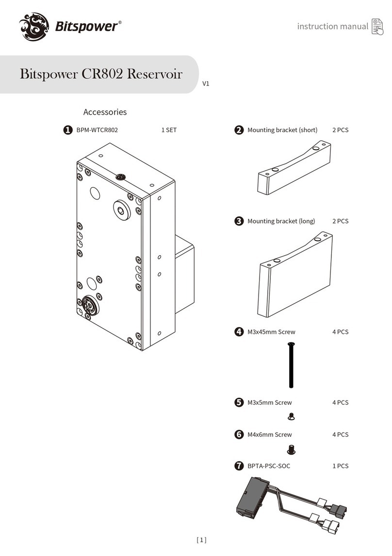 Bitspower CR802 User manual Bitspower CR802 User manual