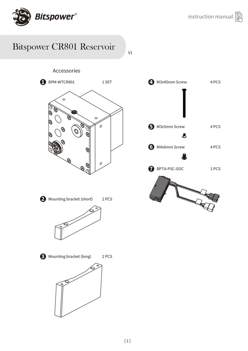 Bitspower CR801 User manual