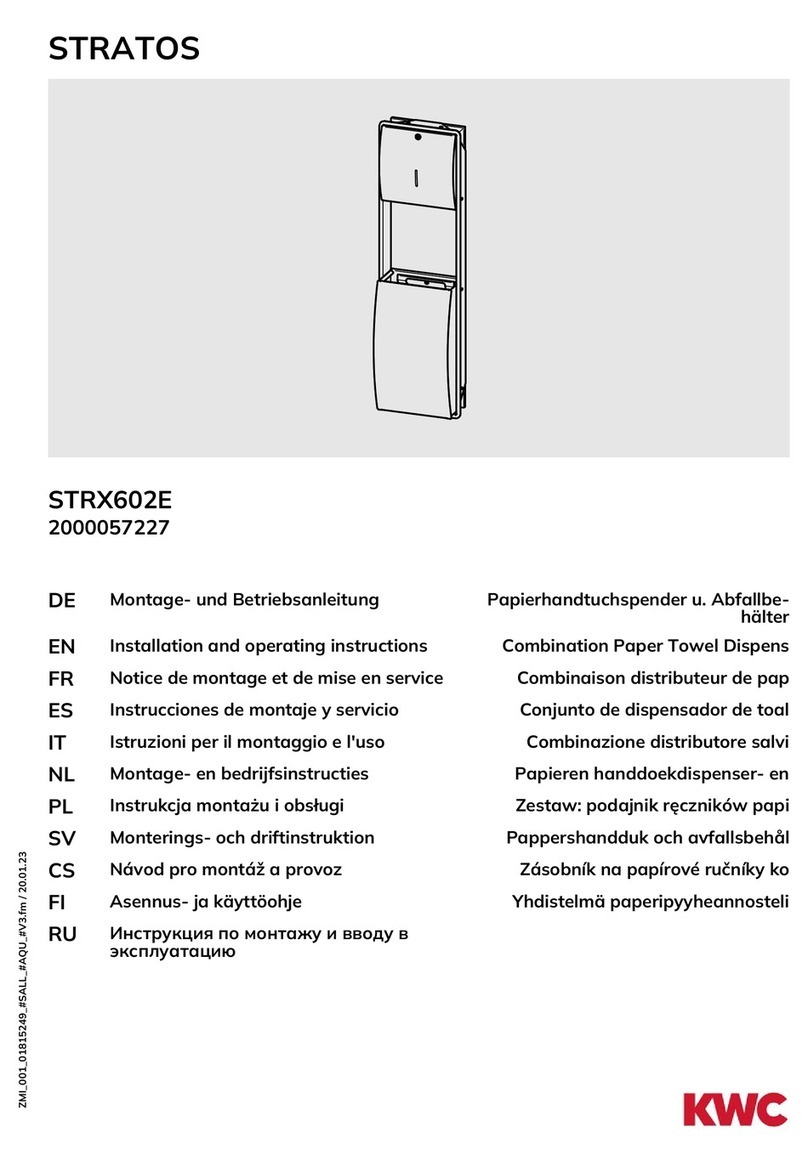 KWC STRATOS STRX602E User manual