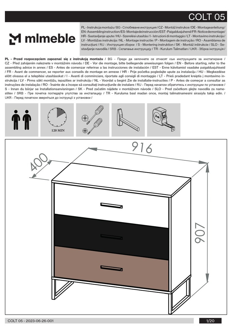 mlmeble COLT 05 User manual mlmeble COLT 05 User manual