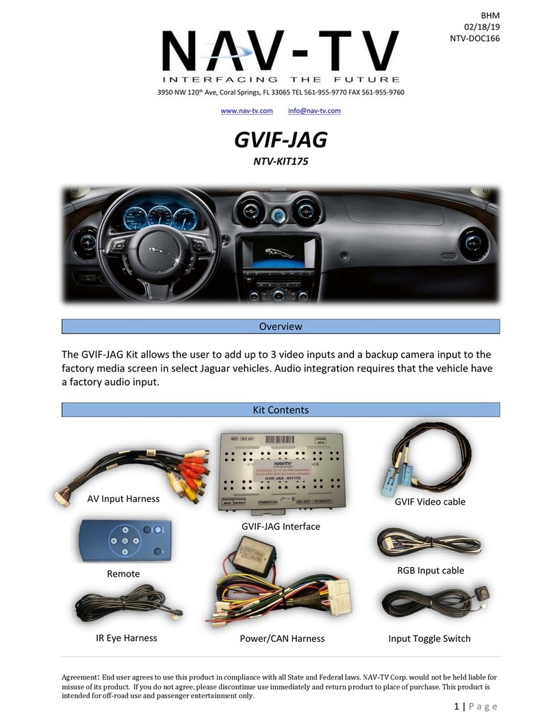 Nav TV GVIF-JAG manual