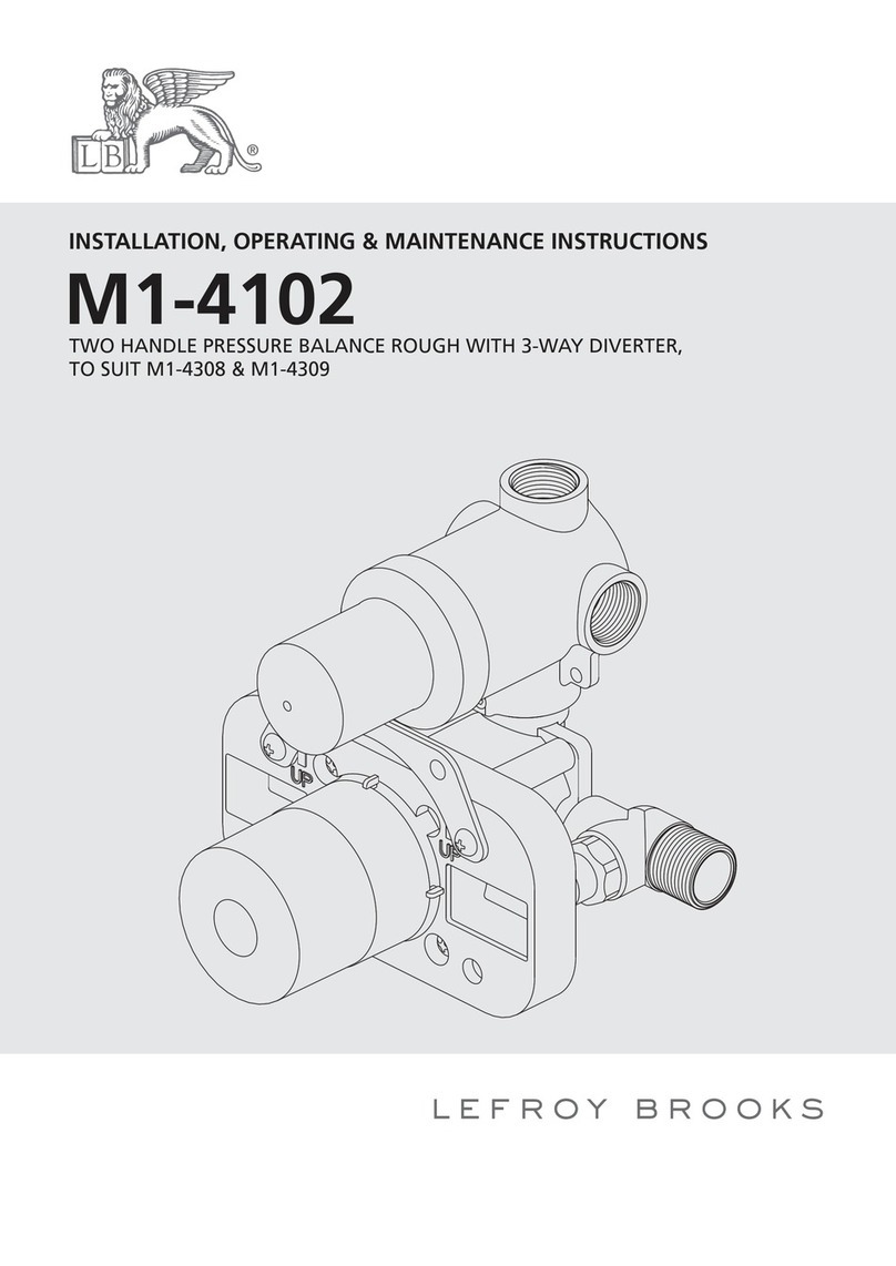 Lefroy Brooks M1-4102 Assembly instructions