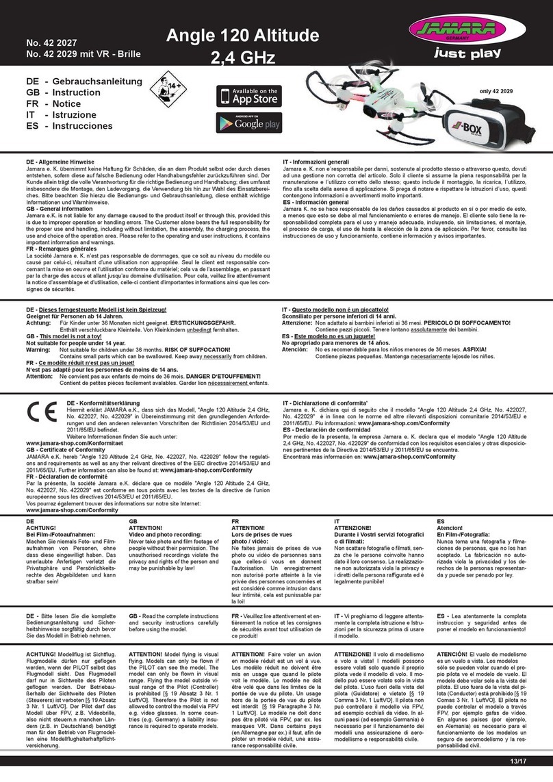 Jamara 42 2027 instructions