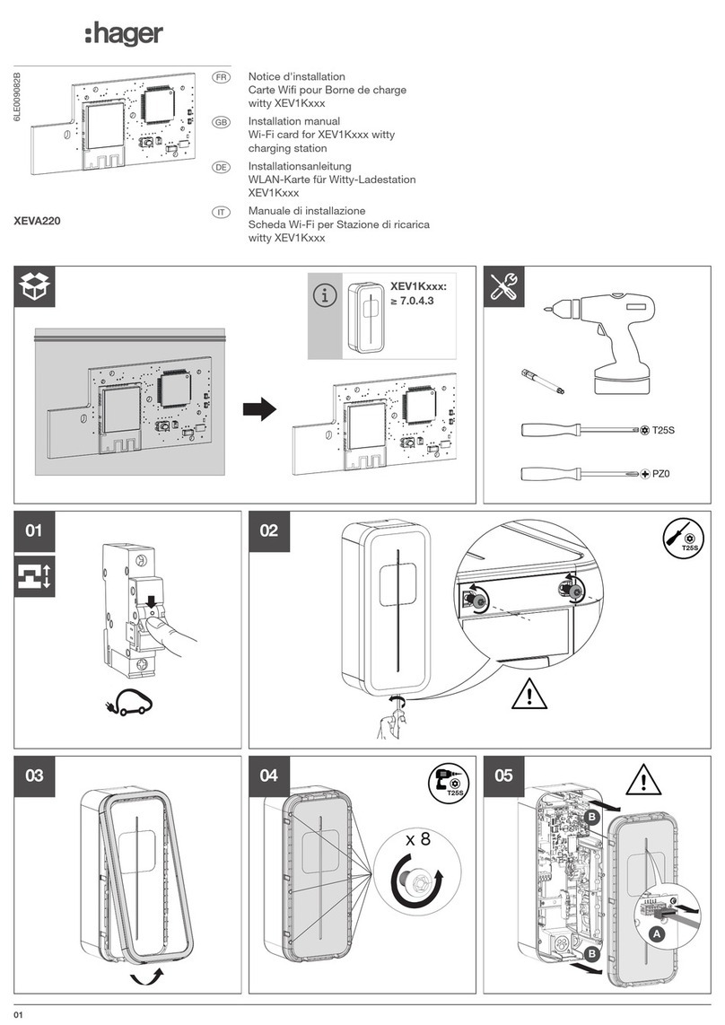 hager XEVA220 User manual
