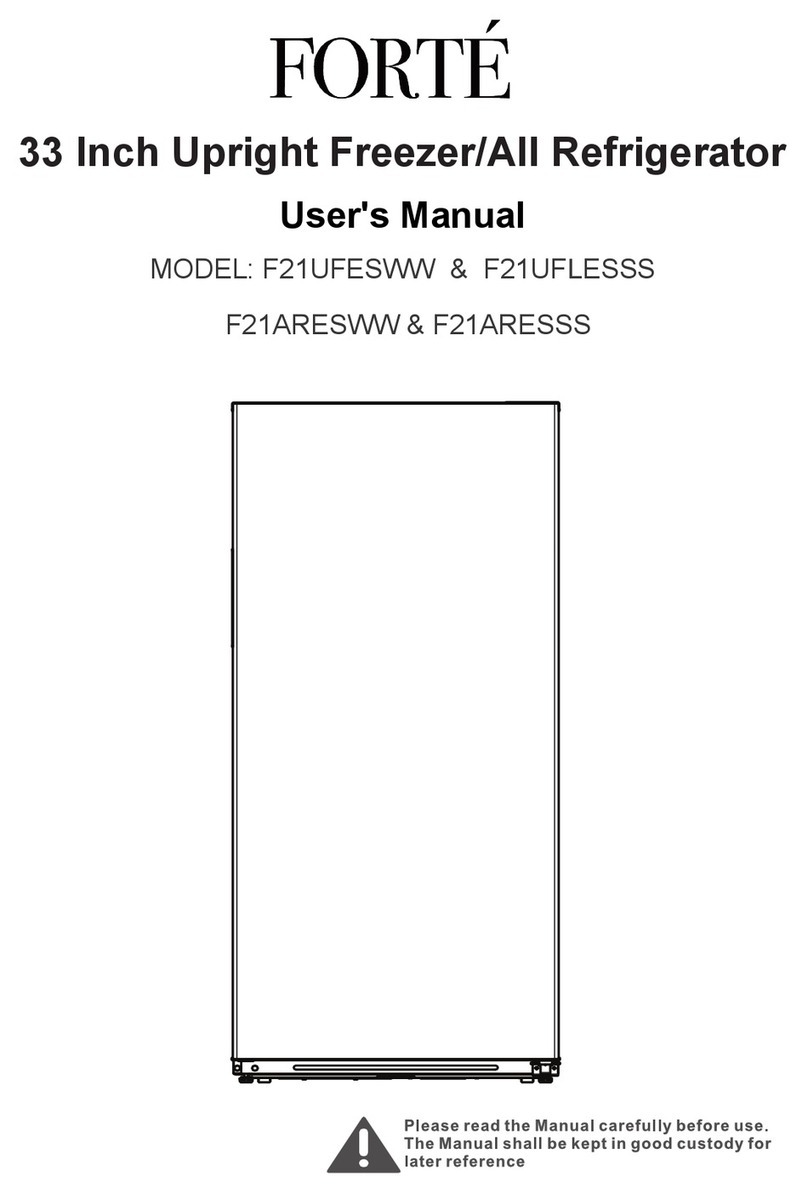 Forte F21UFLESSS user manual