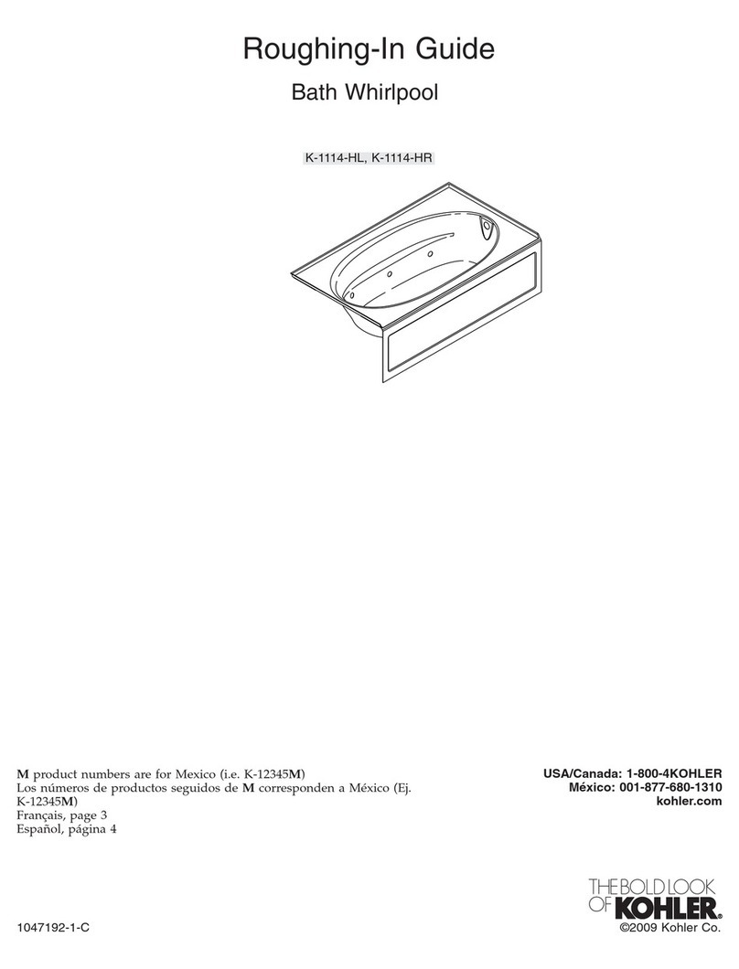 Kohler K-1114-HL Quick start guide
