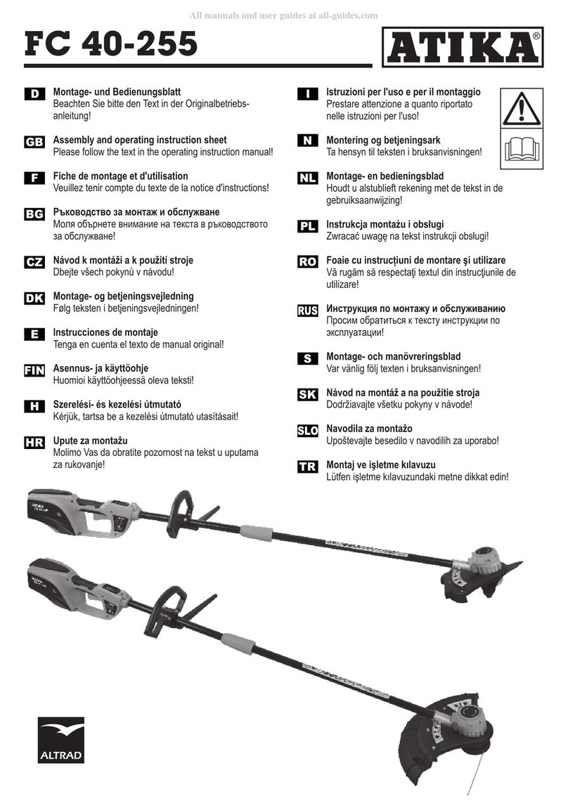 ATIKA FC 40-255 User manual
