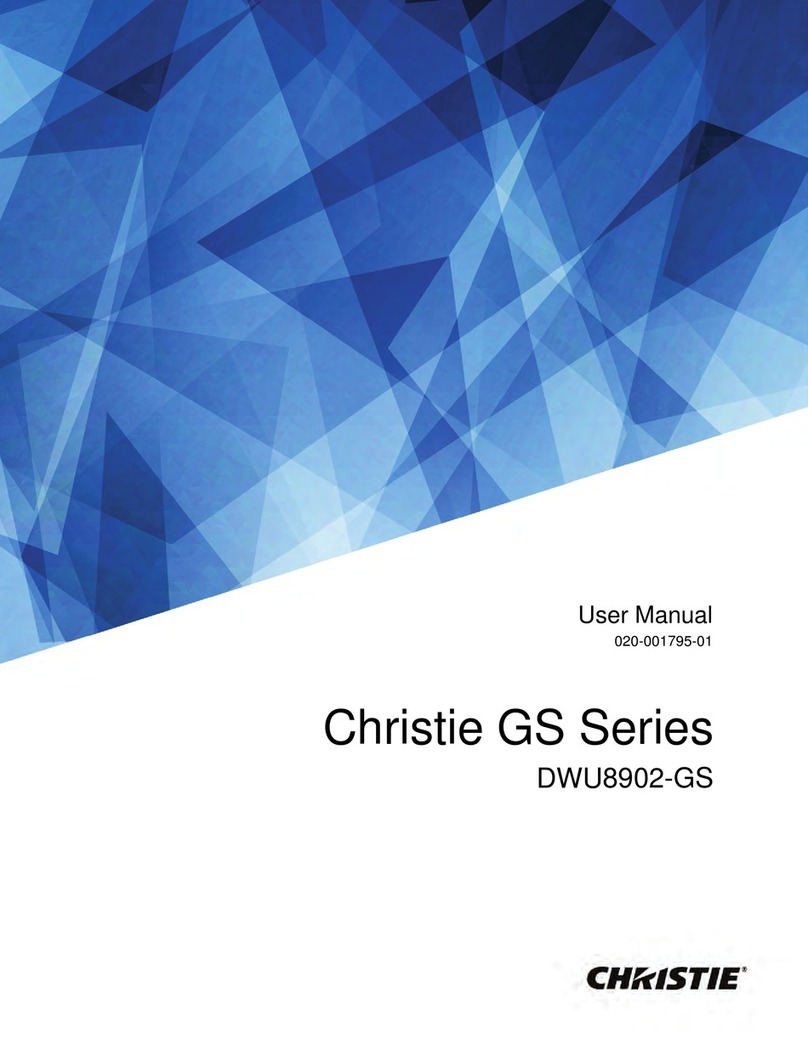 Christie DWU8902-GS User manual