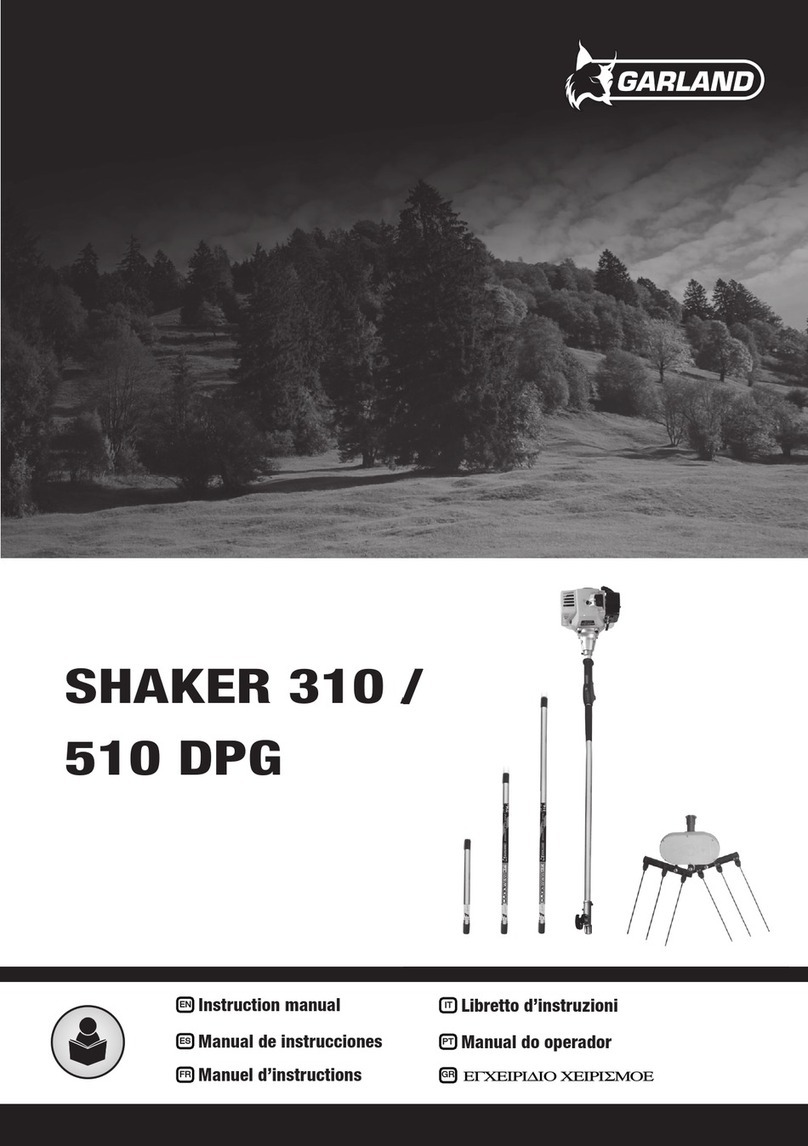 Garland SHAKER 310 DPG instruction manual