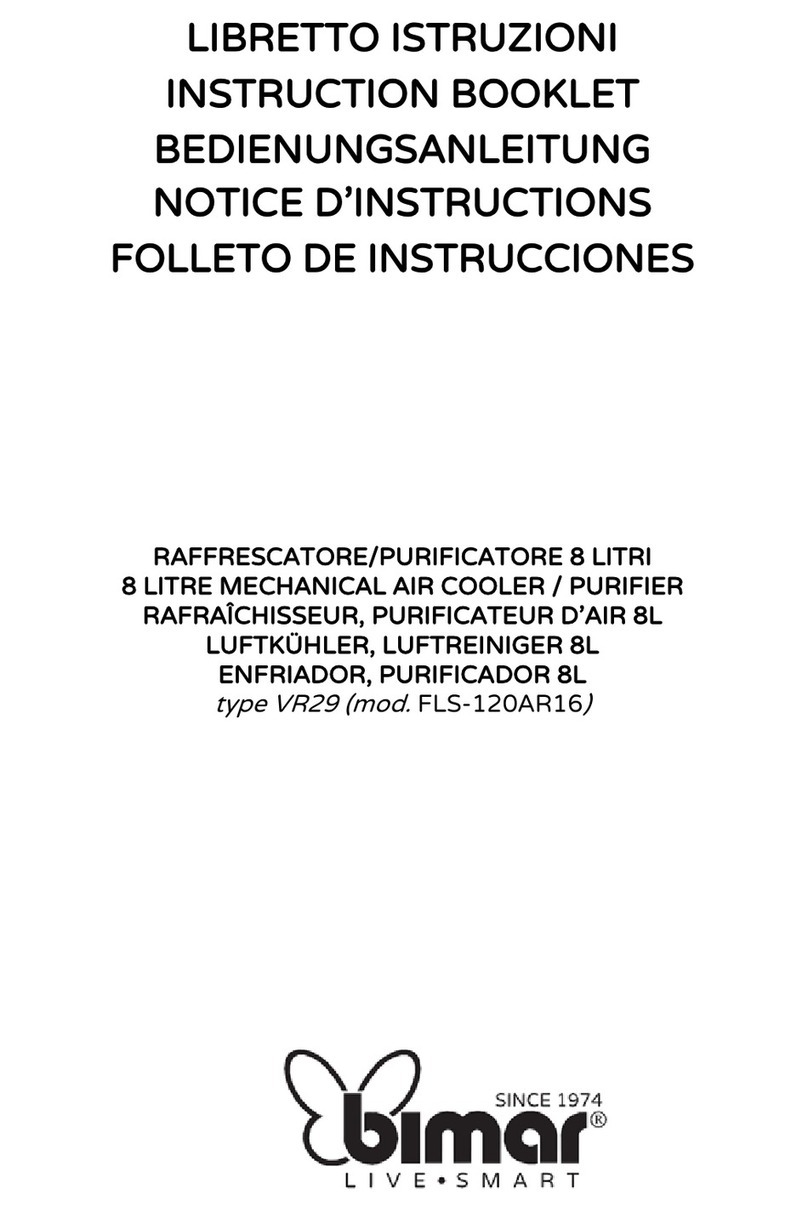 Bimar VR29 Instruction booklet