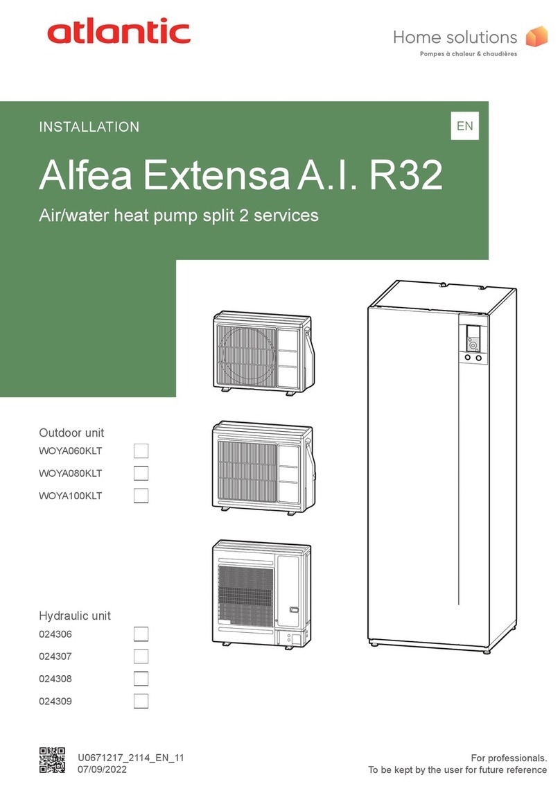 Atlantic Alfea Extensa A.I. R32 WOYA060KLT User manual