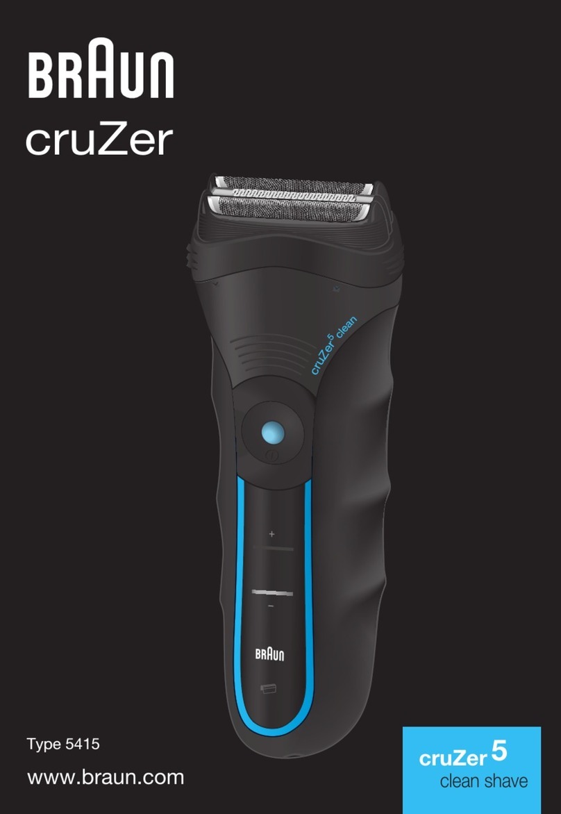 Braun cruzer 5 User manual
