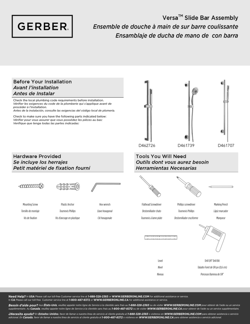 Gerber Versa D462726 Assembly