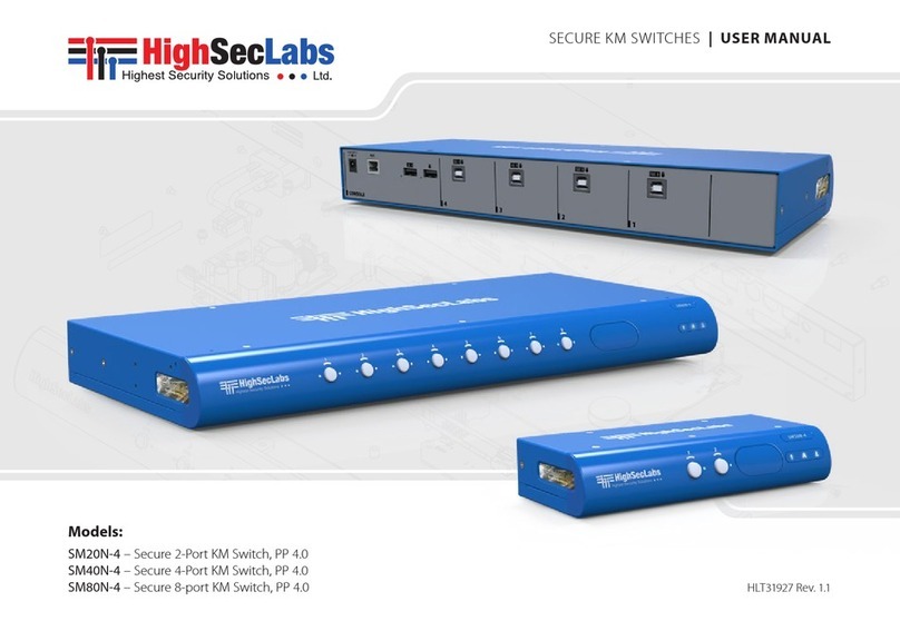 High Sec Labs SM40N-4 user manual High Sec Labs SM40N-4 user manual