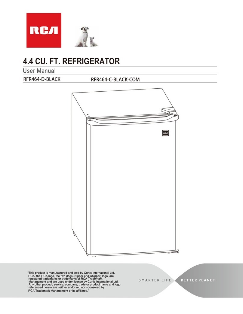 RCA RFR464-D-BLACK User manual