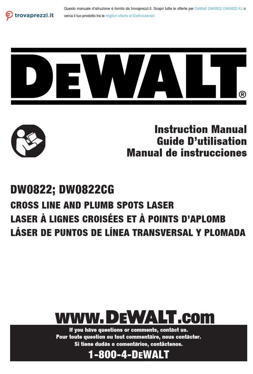 DeWalt DW0822-XJ User manual