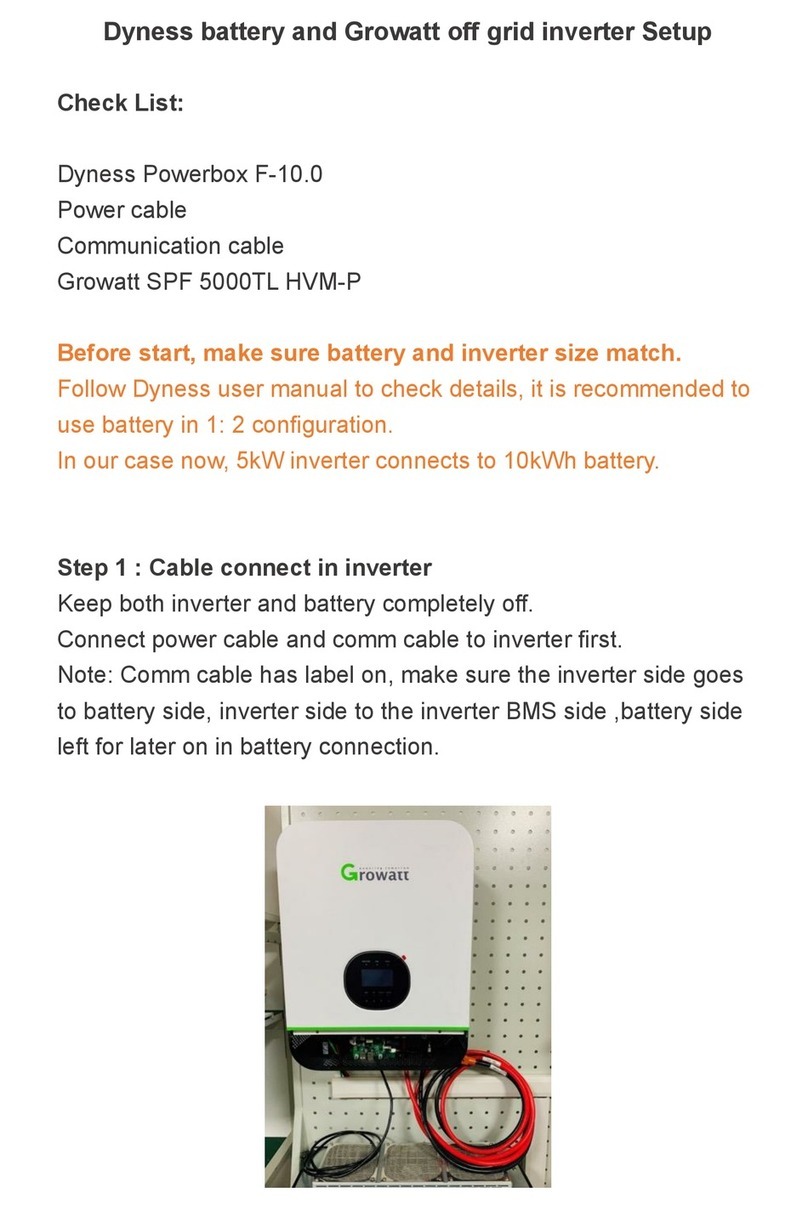 Growatt SPF 5000TL manual