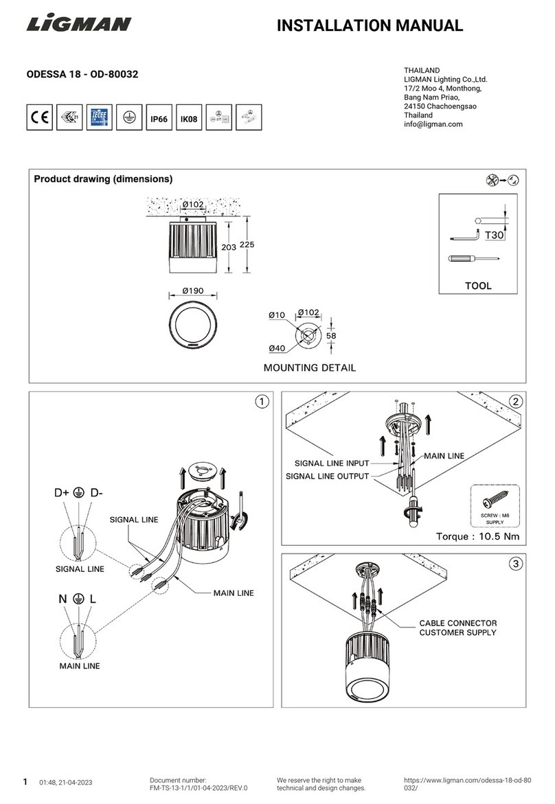 LIGMAN OD-80032 User manual