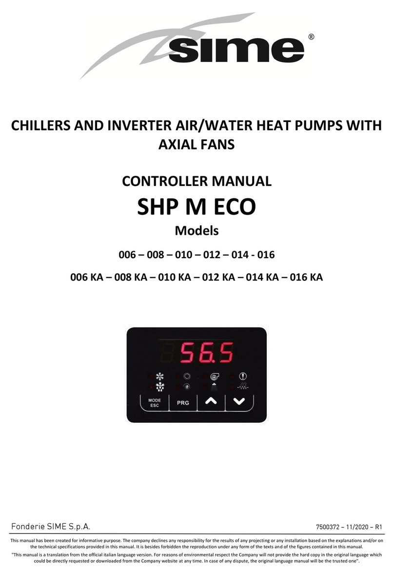 Sime SHP M Eco Series manual Sime SHP M Eco Series manual