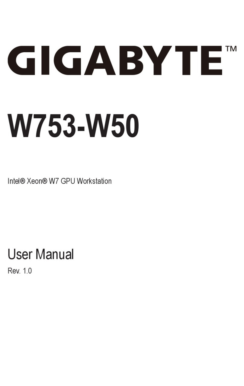 Gigabyte W753-W50 User manual