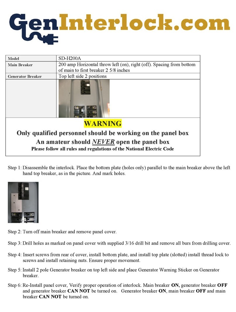 GenInterlock SD-H200A User manual