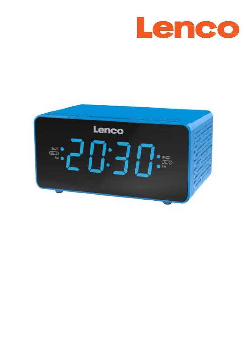 LENCO CR-520 User manual
