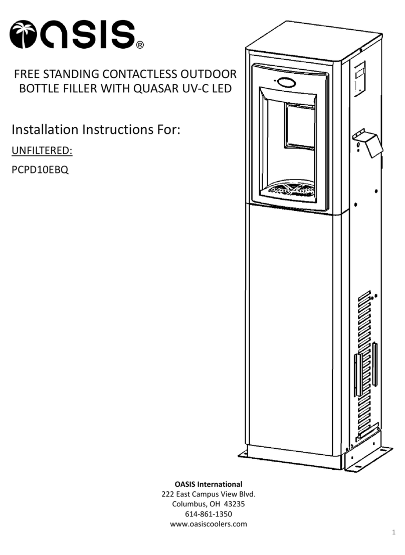 Oasis PCPD10EBQ installation instructions