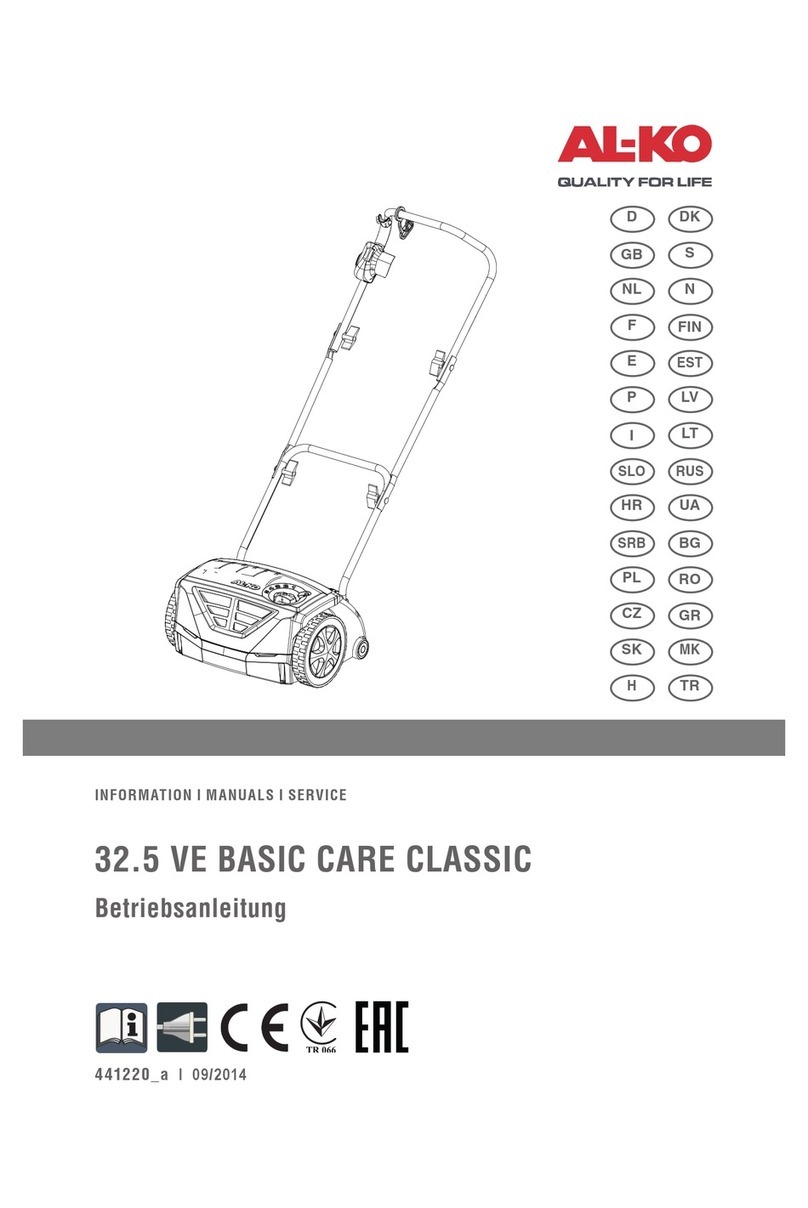 AL-KO 32.5 VE Basic Care Classic User manual
