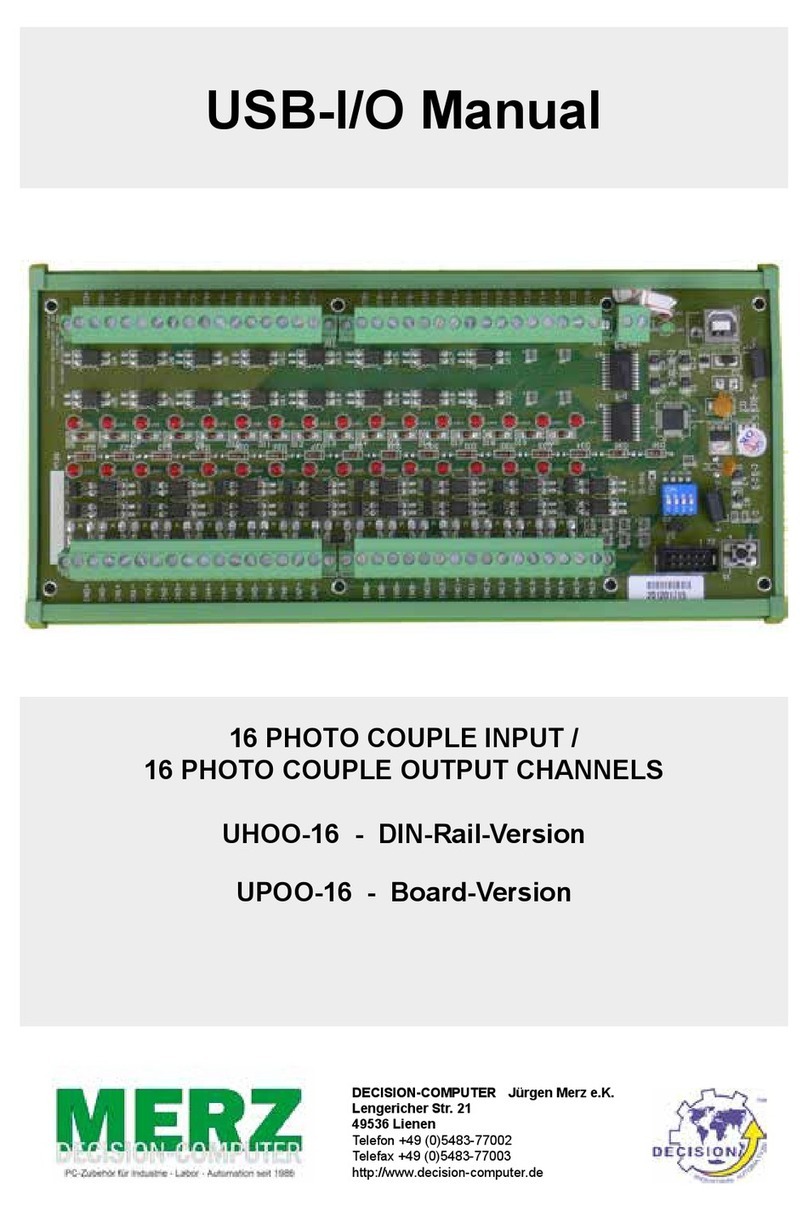 Merz UHOO-16 manual