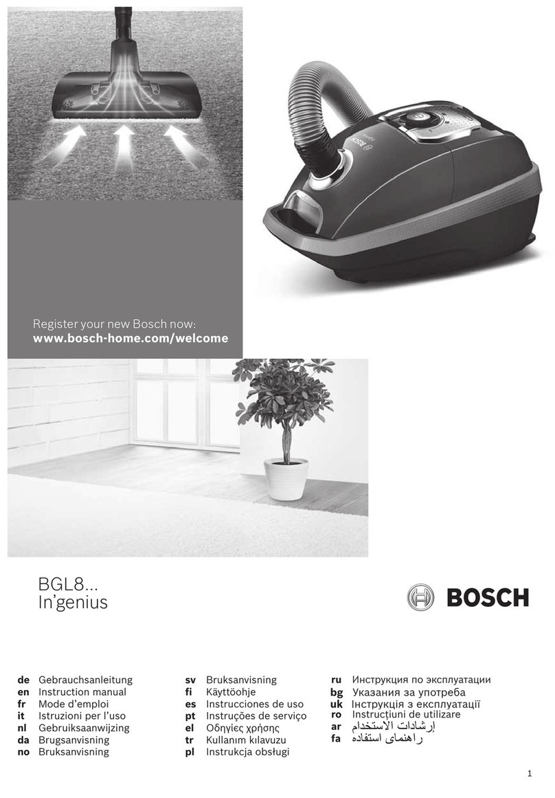 Bosch In'genius BGL8334 instruction manual