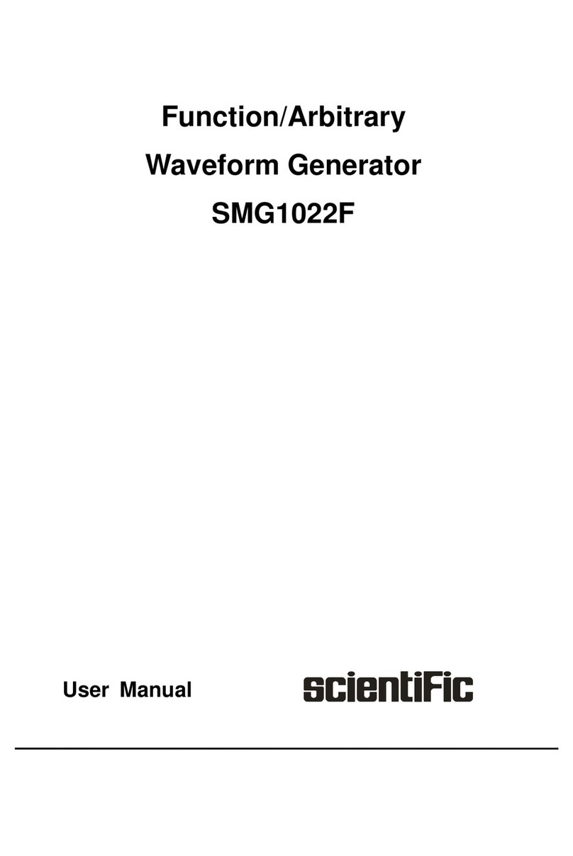 Scientific SMG1022F user manual
