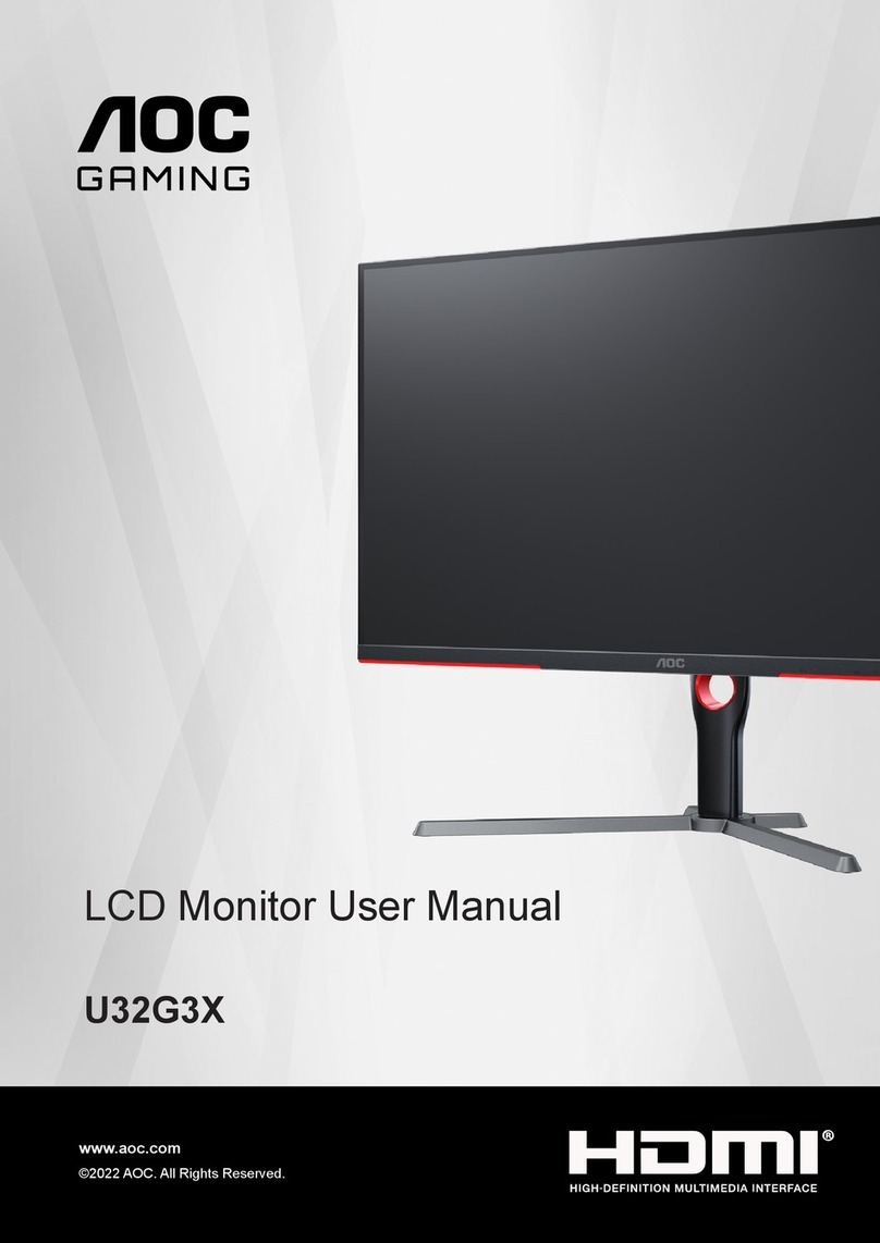 AOC U32G3X/BK User manual