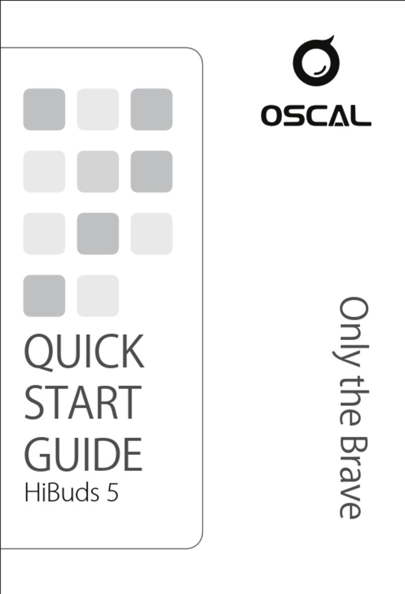 OSCAL HiBuds 5 quick start guide