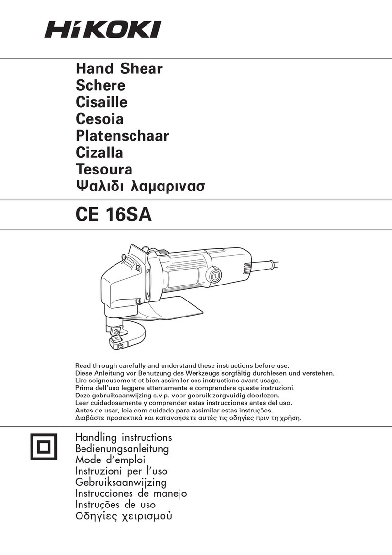 HIKOKI CE 16SA User manual HIKOKI CE 16SA User manual