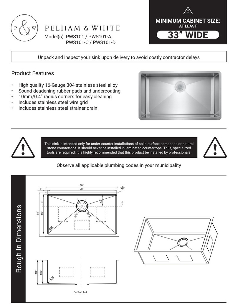 PELHAM & WHITE PWS101 User manual