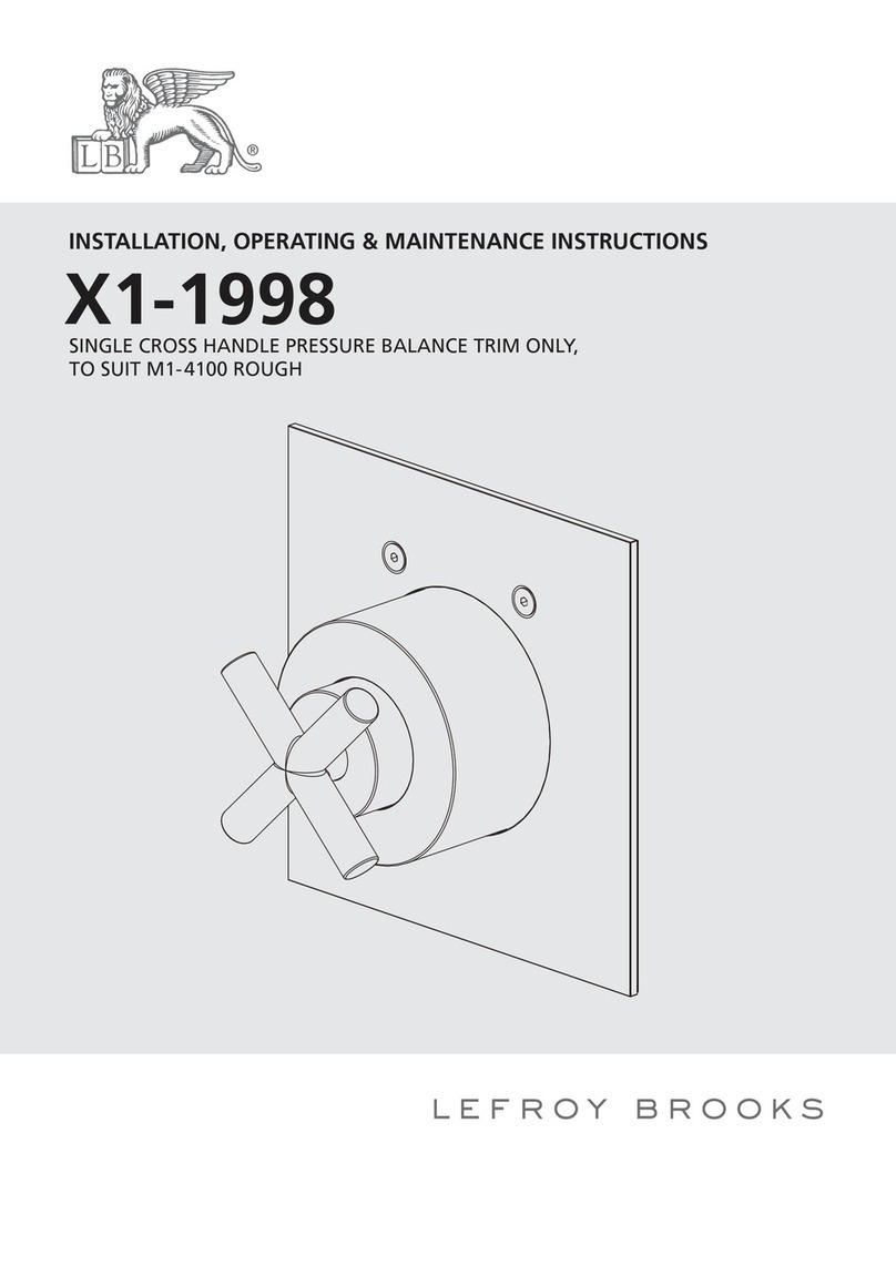Lefroy Brooks X1-1998 Assembly instructions