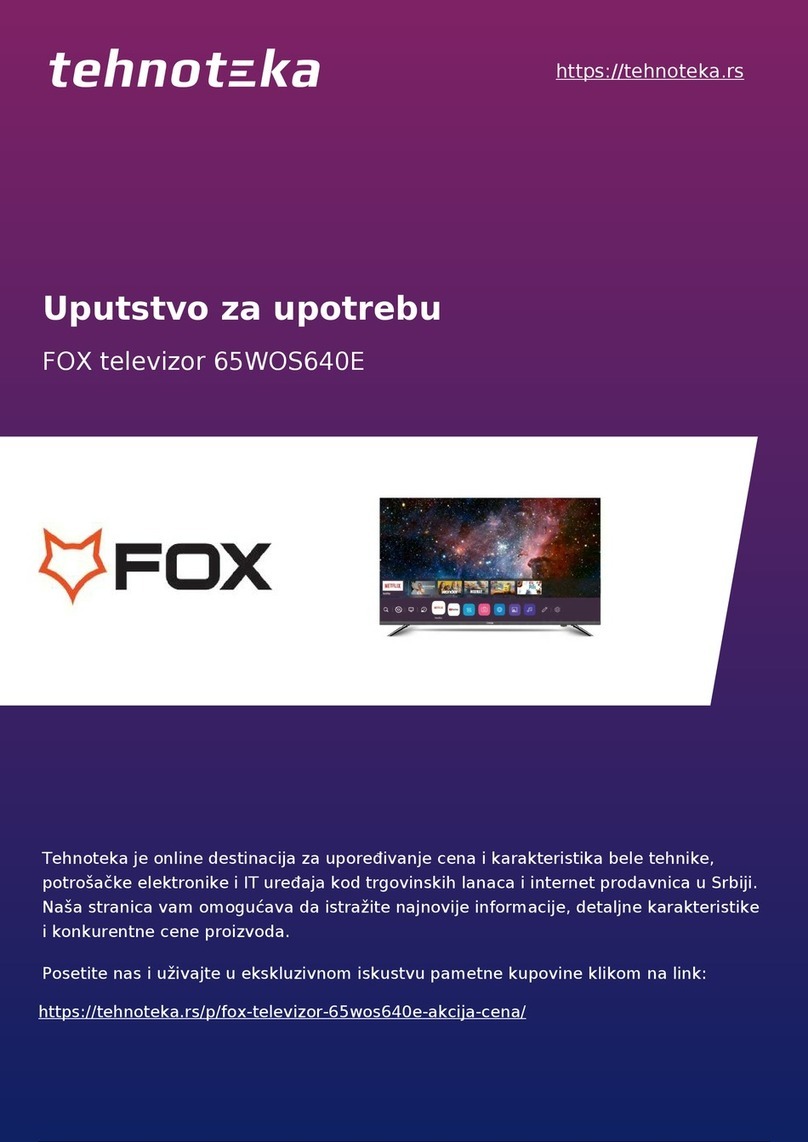 Fox 65WOS640E User manual