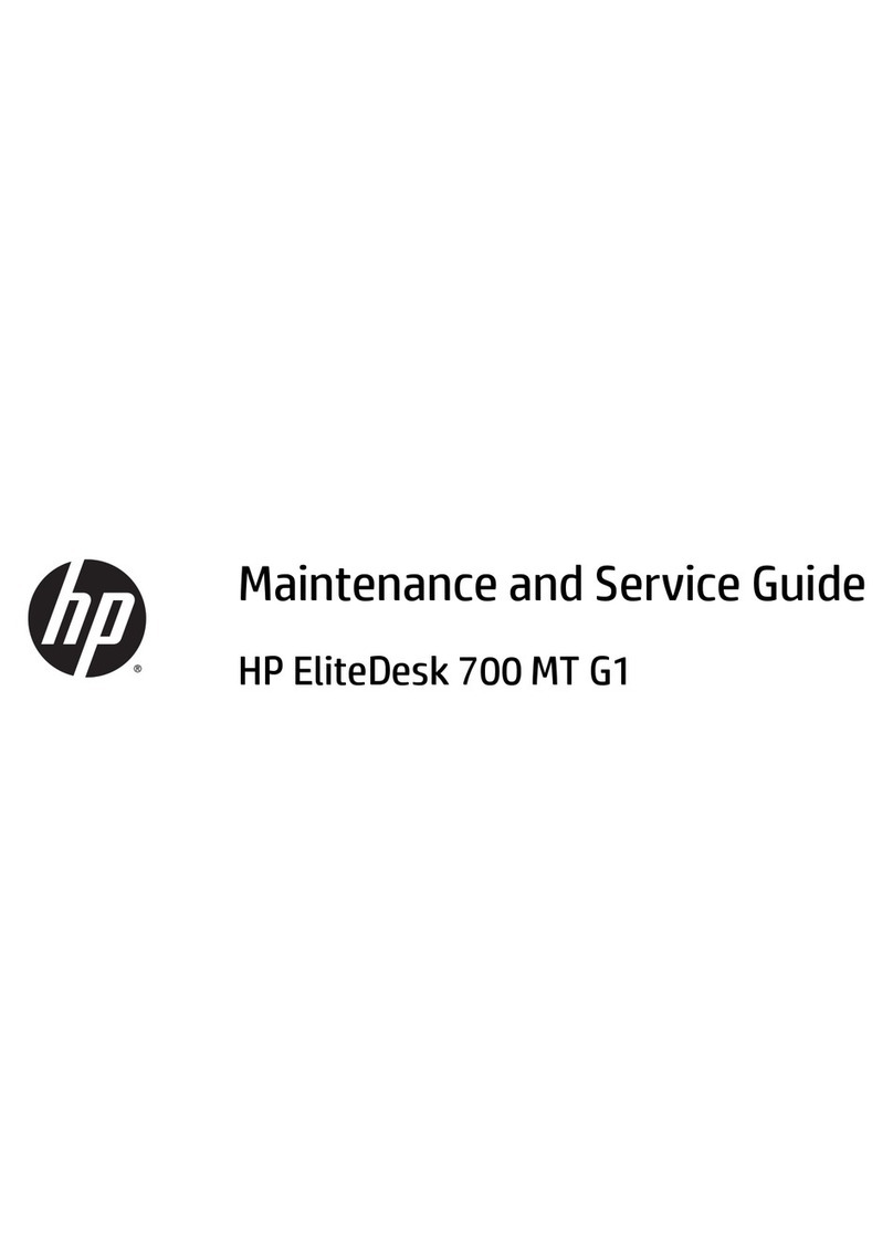 HP EliteDesk 700 MT G1 Maintenance and service guide