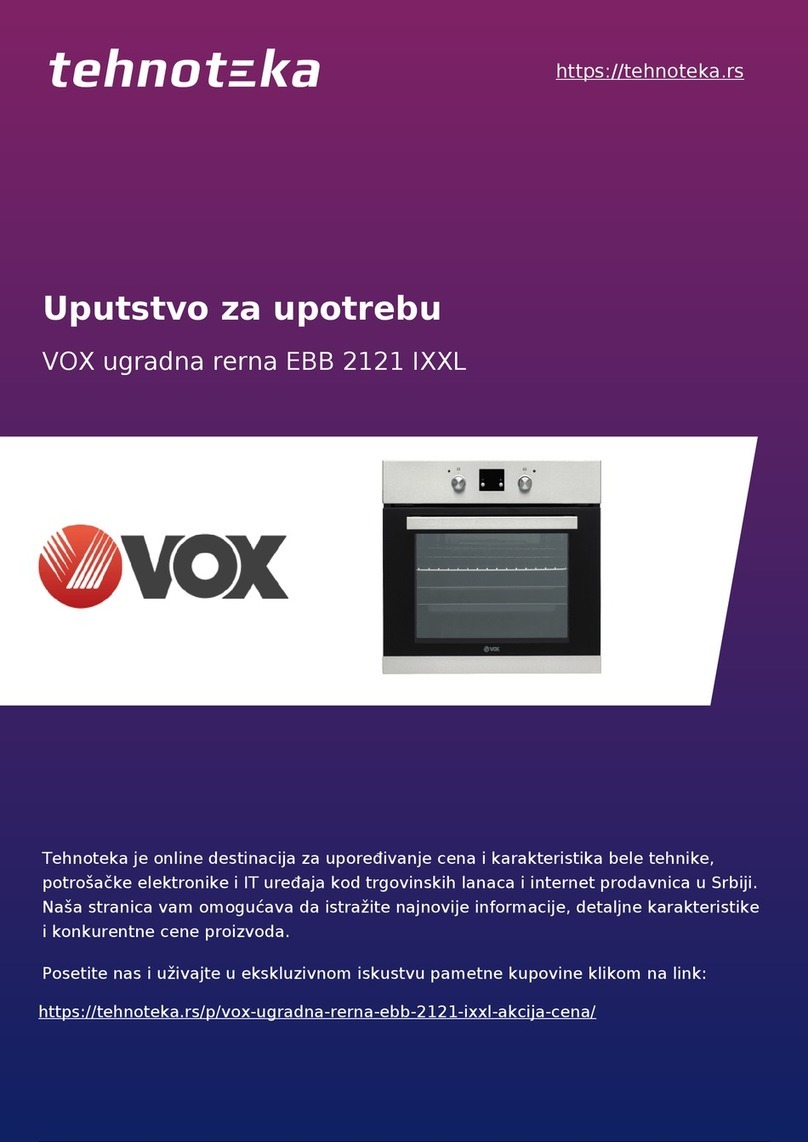 VOX electronics EBB2121IX XL User manual