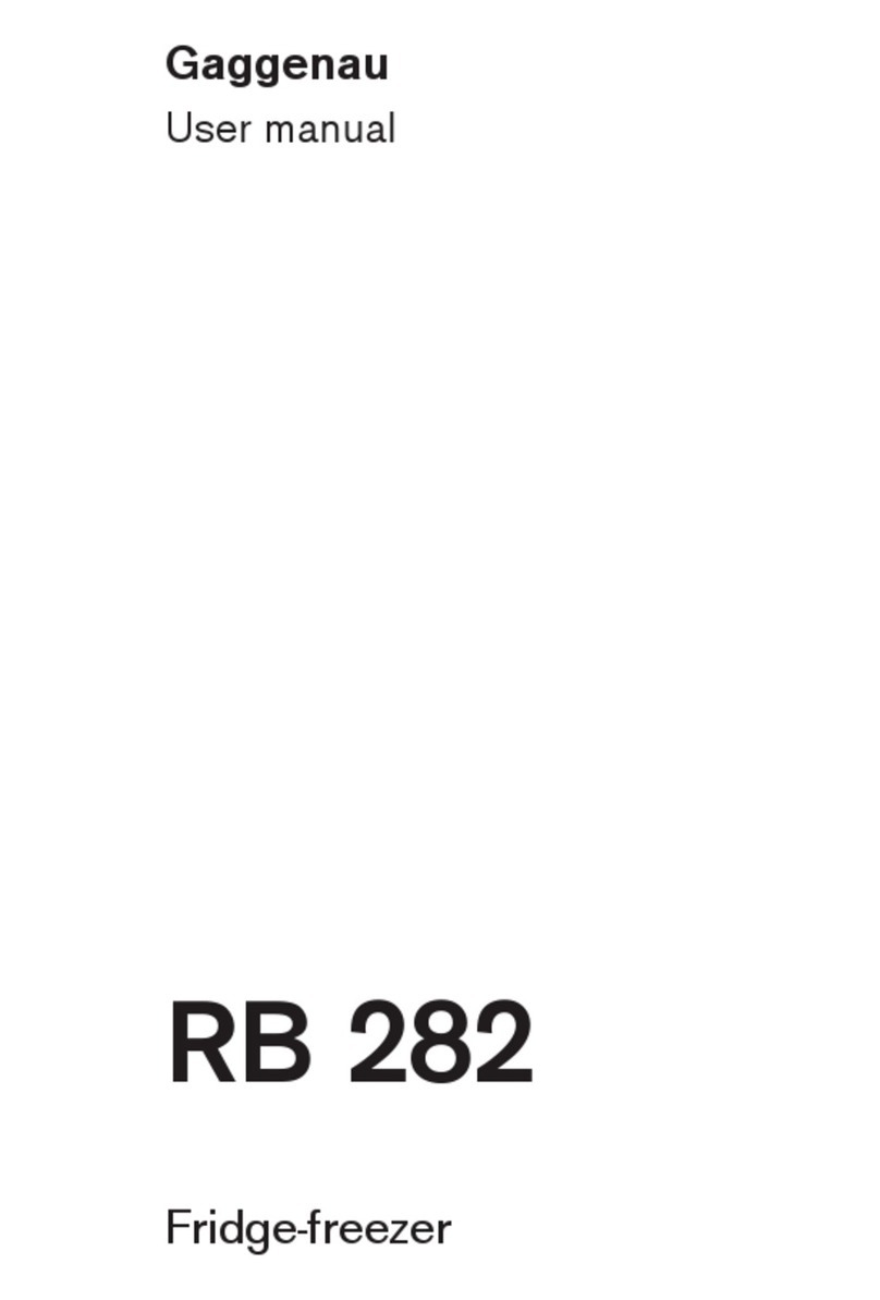 Gaggenau RB282304ID/04 User manual