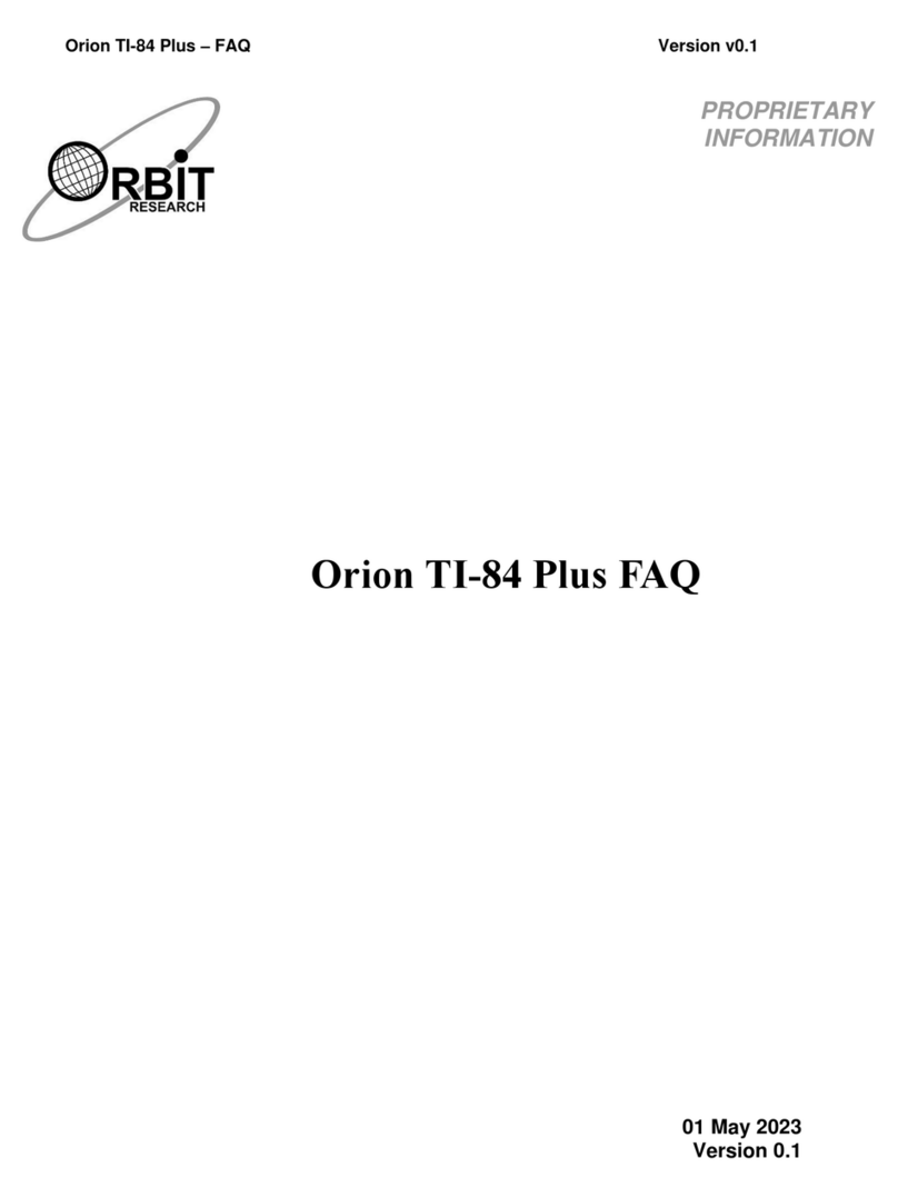 Orbit Research Orion TI-84 Plus Installation guide